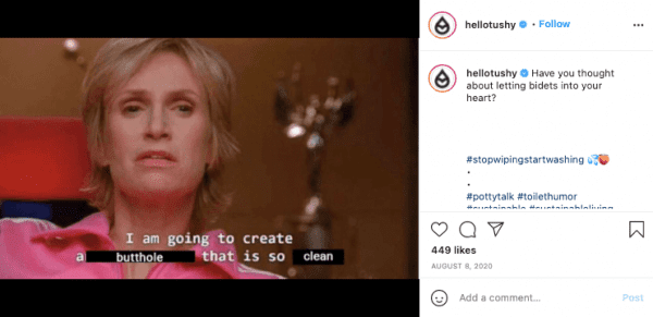 unique-selling-proposition-ecommerce-examples--hellotushy-memes-pooping-tushy-bidets