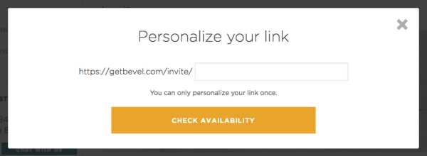 Bevel Referral Code Personalization