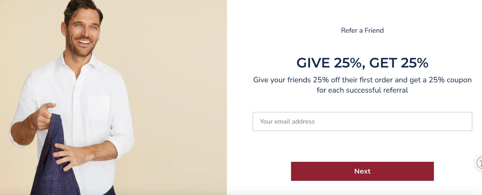 UNTUCKit refer a form program