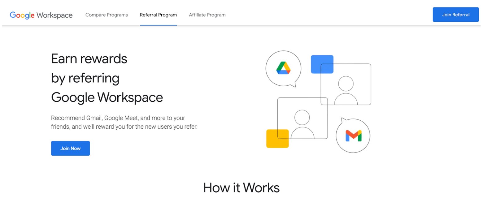Google workspace earn rewards page
