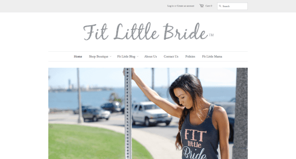 Fit Little Bride SImple ReferralCandy